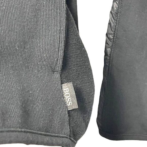 HUGO BOSS Sondrio Mock Neck Quarter Zip Pullover L - Picture 4 of 10